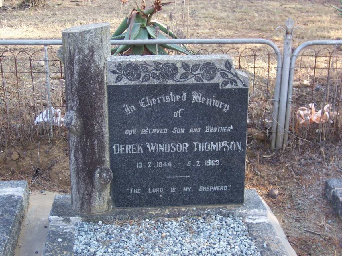THOMPSON Derek Windsor 1944-1963