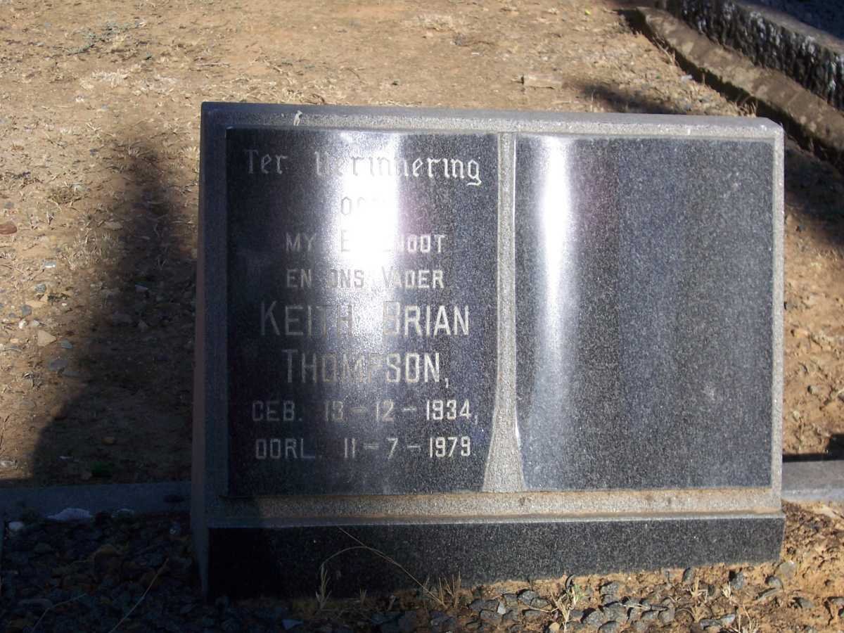 THOMPSON Keith Brian 1934-1979