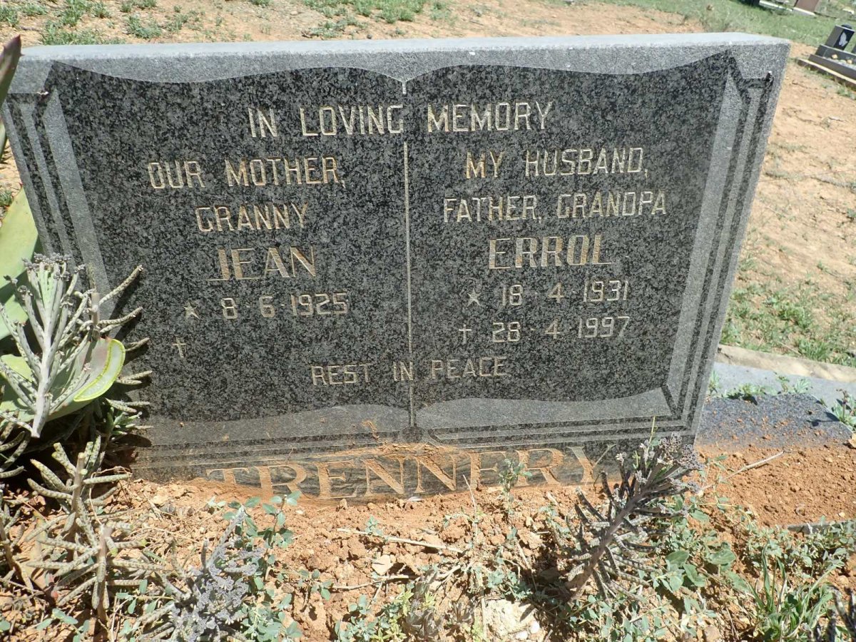 TRENNERY Errol 1931-1997 &amp; Jean 1925-