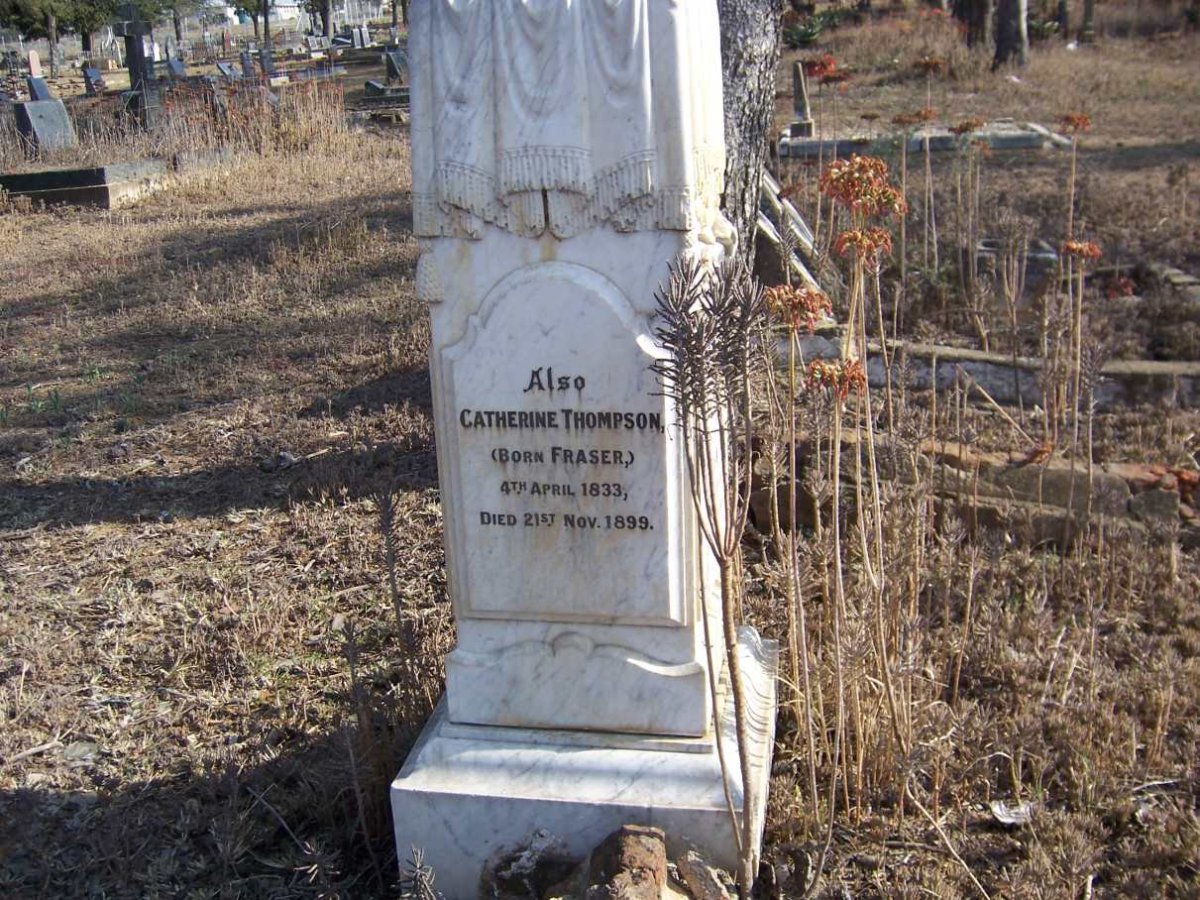 THOMPSON Catherine nee FRASER 1833-1899