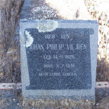 VILJOEN Johan Philip 1878-1930