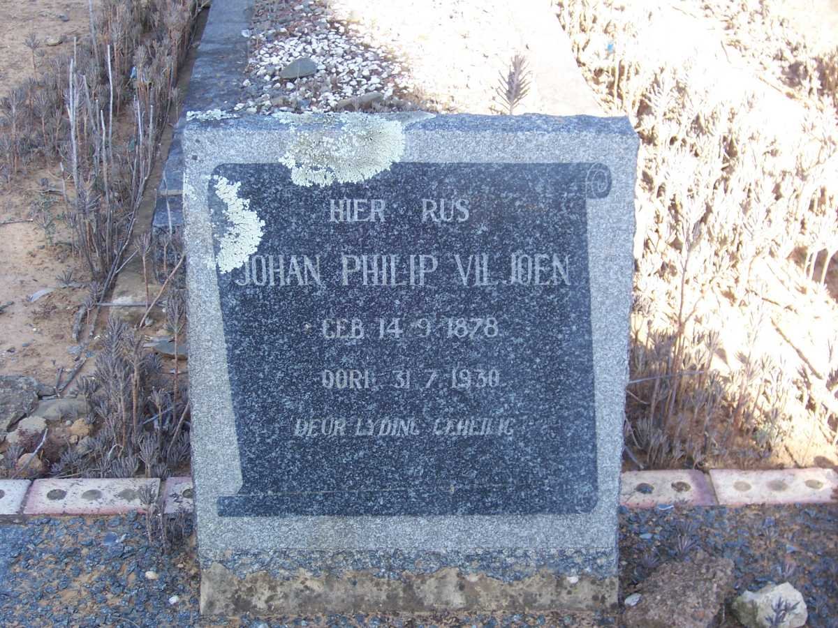 VILJOEN Johan Philip 1878-1930