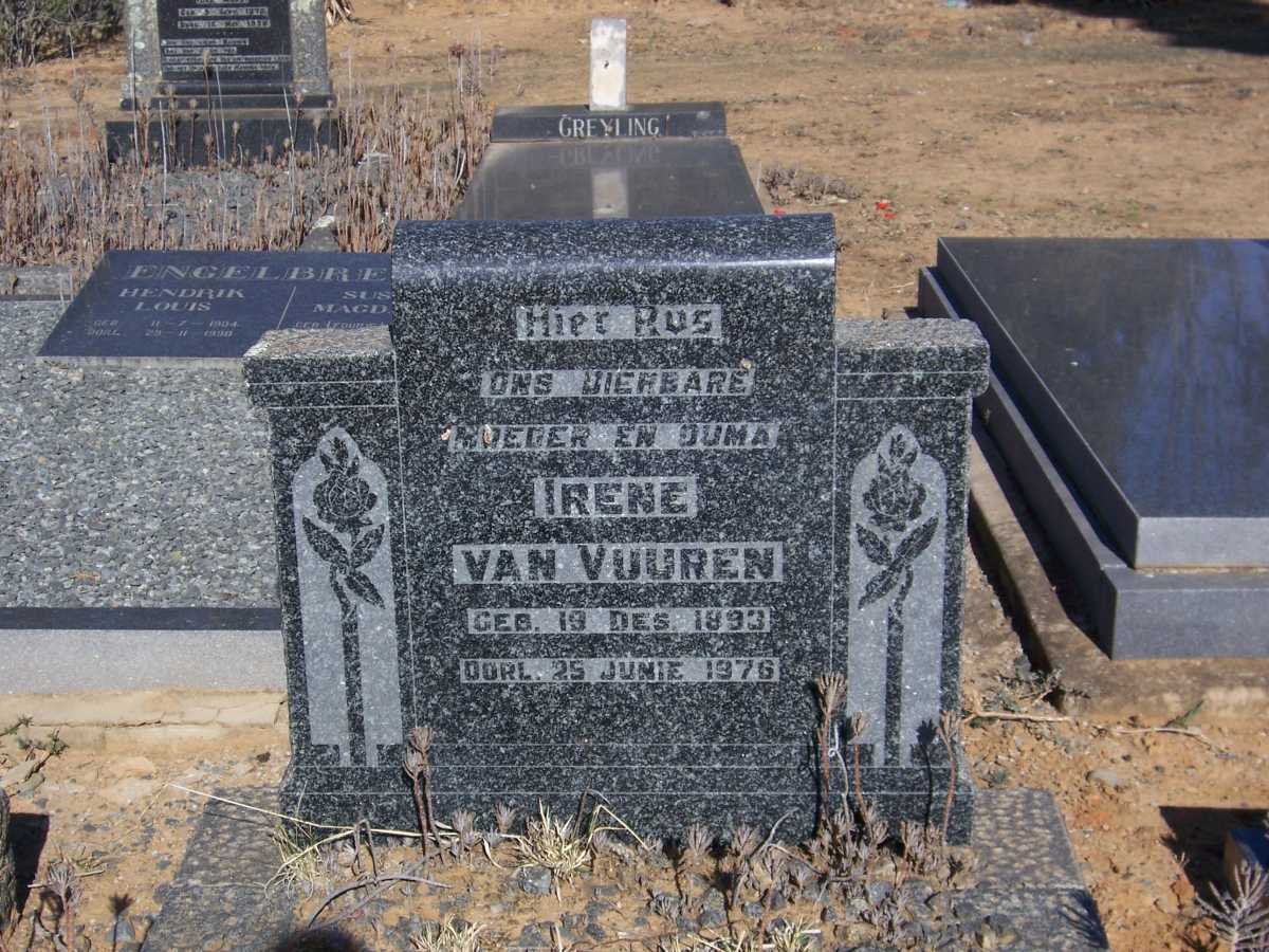 VUUREN Irene, van 1893-1976