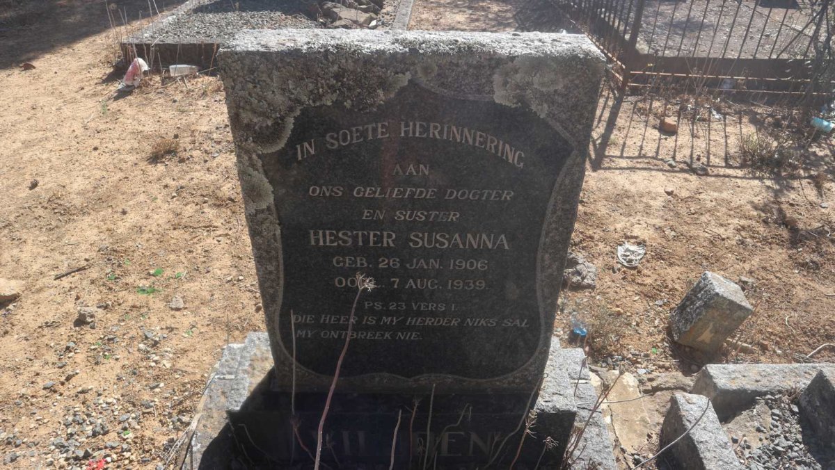 VILJOEN Hester Susanna 1906-1939