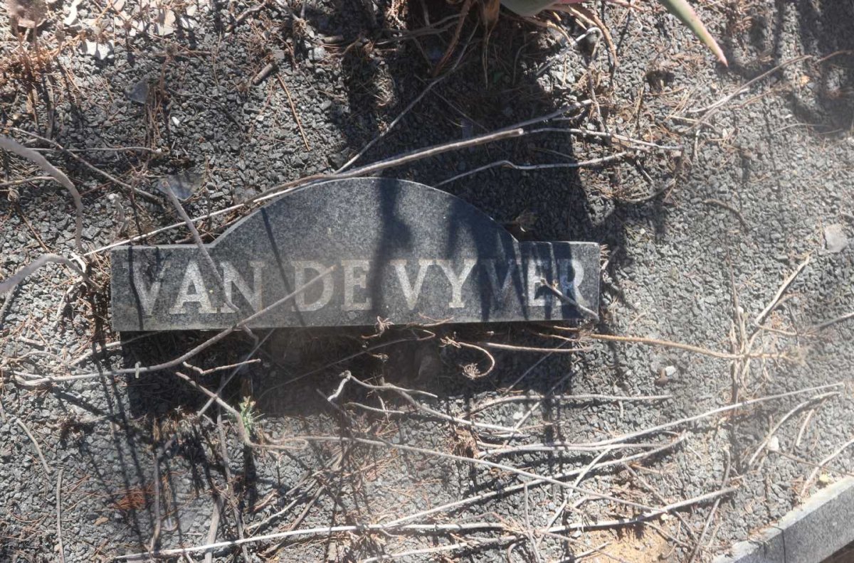 VYVER Willem, van de 1909-1990