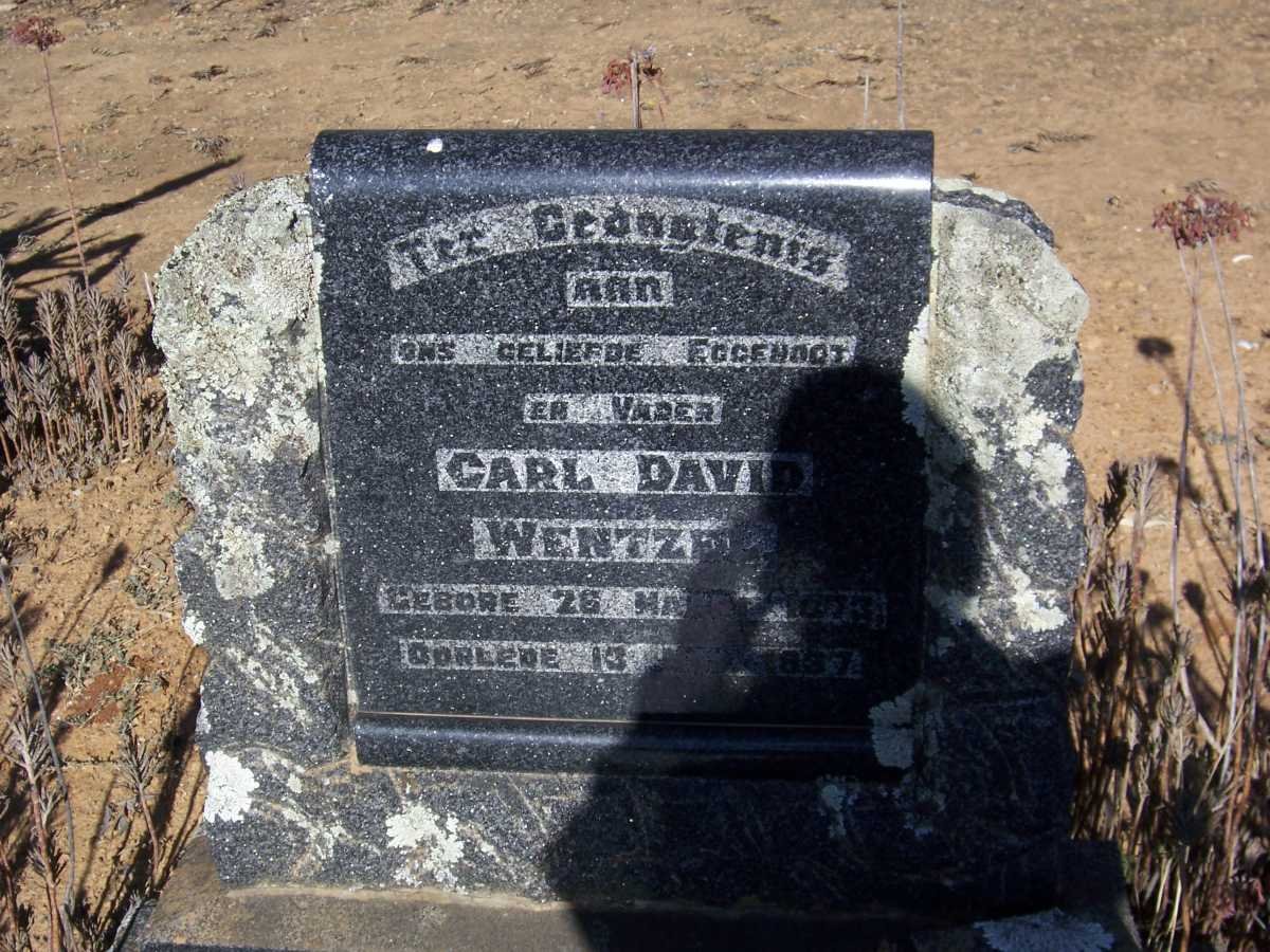 WENTZEL Carl David 1873-1937