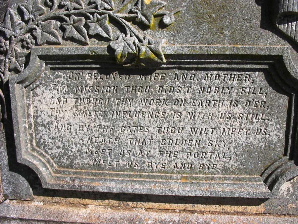 AUSTIN Elizabeth Susannah nee WILMOT -1916