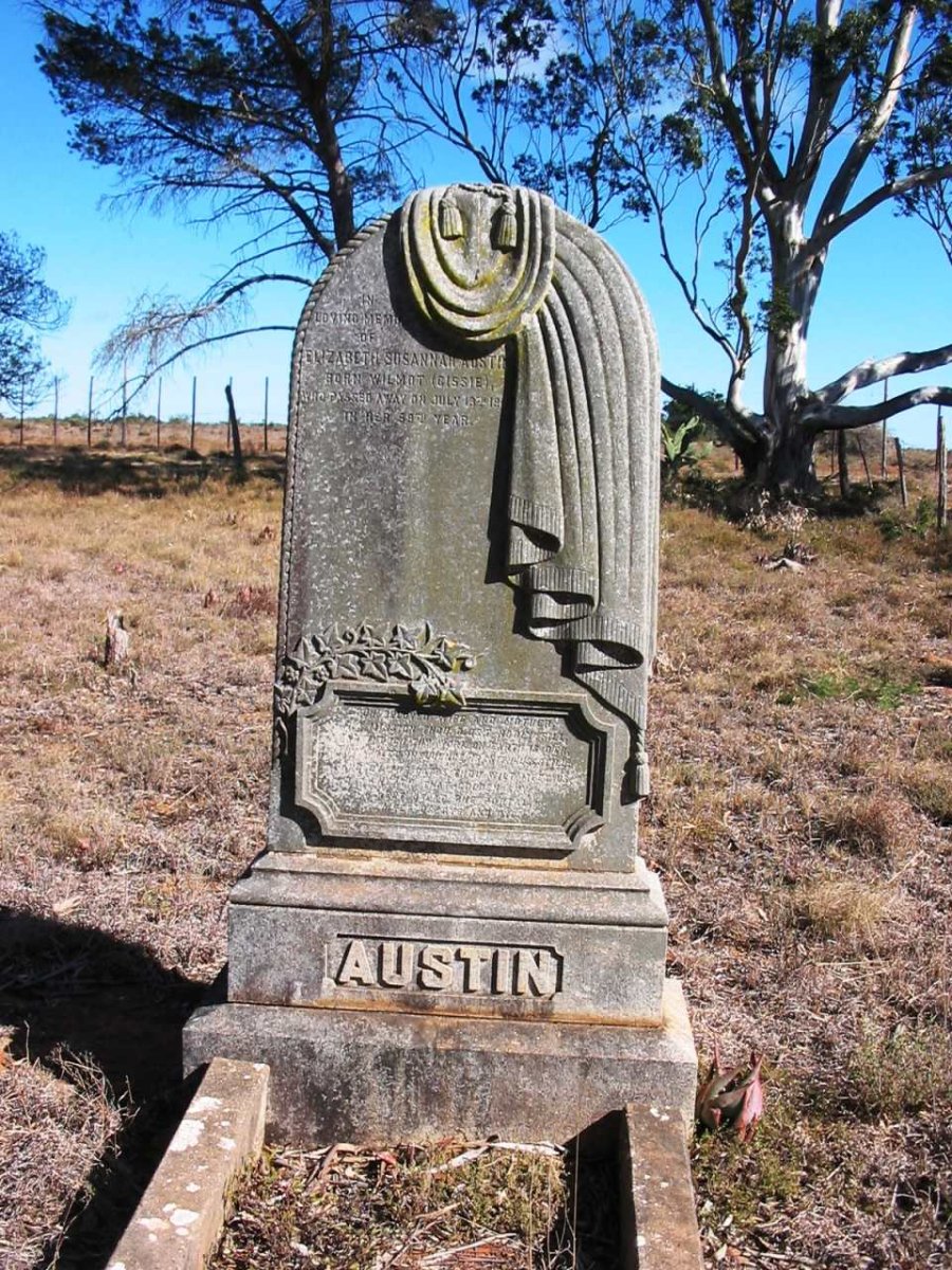 AUSTIN Elizabeth Susannah nee WILMOT -1916