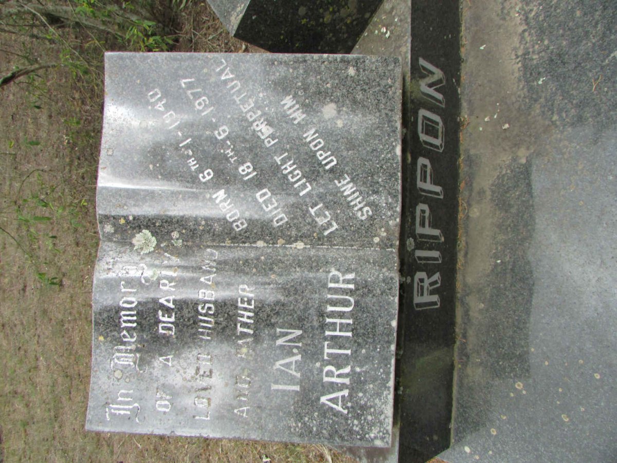 RIPPON Ian Arthur 1940-1977