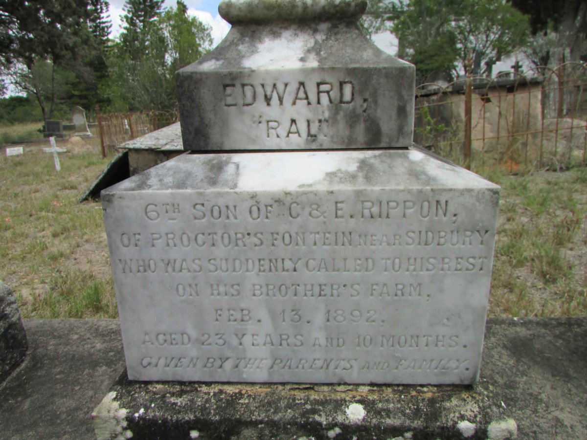 RIPPON Edward -1892