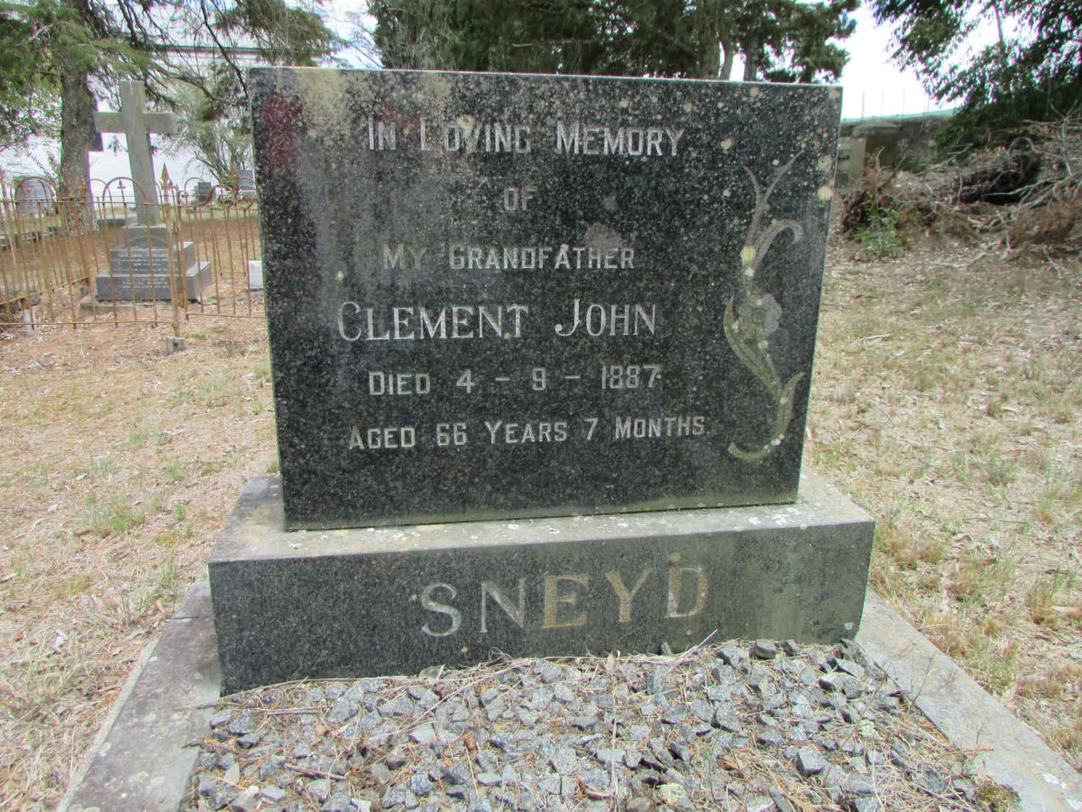 SNEYD Clement John -1887