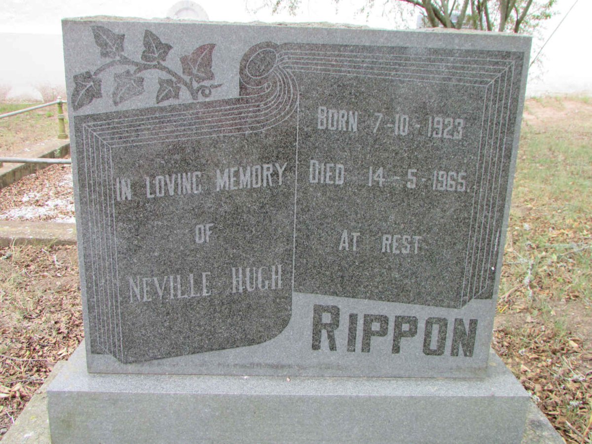 RIPPON Neville Hugh 1923-1965