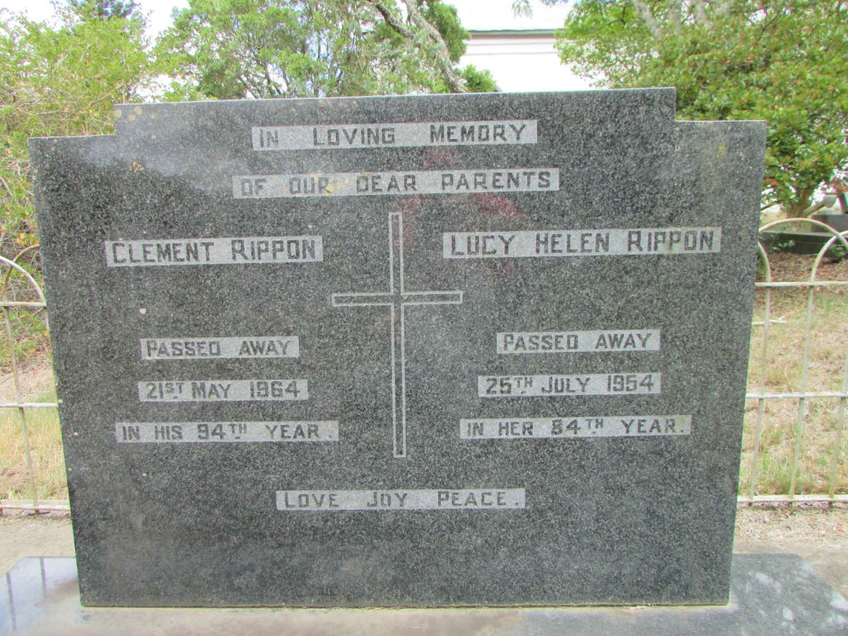 RIPPON Clement -1964 &amp; Lucy Helen -1954