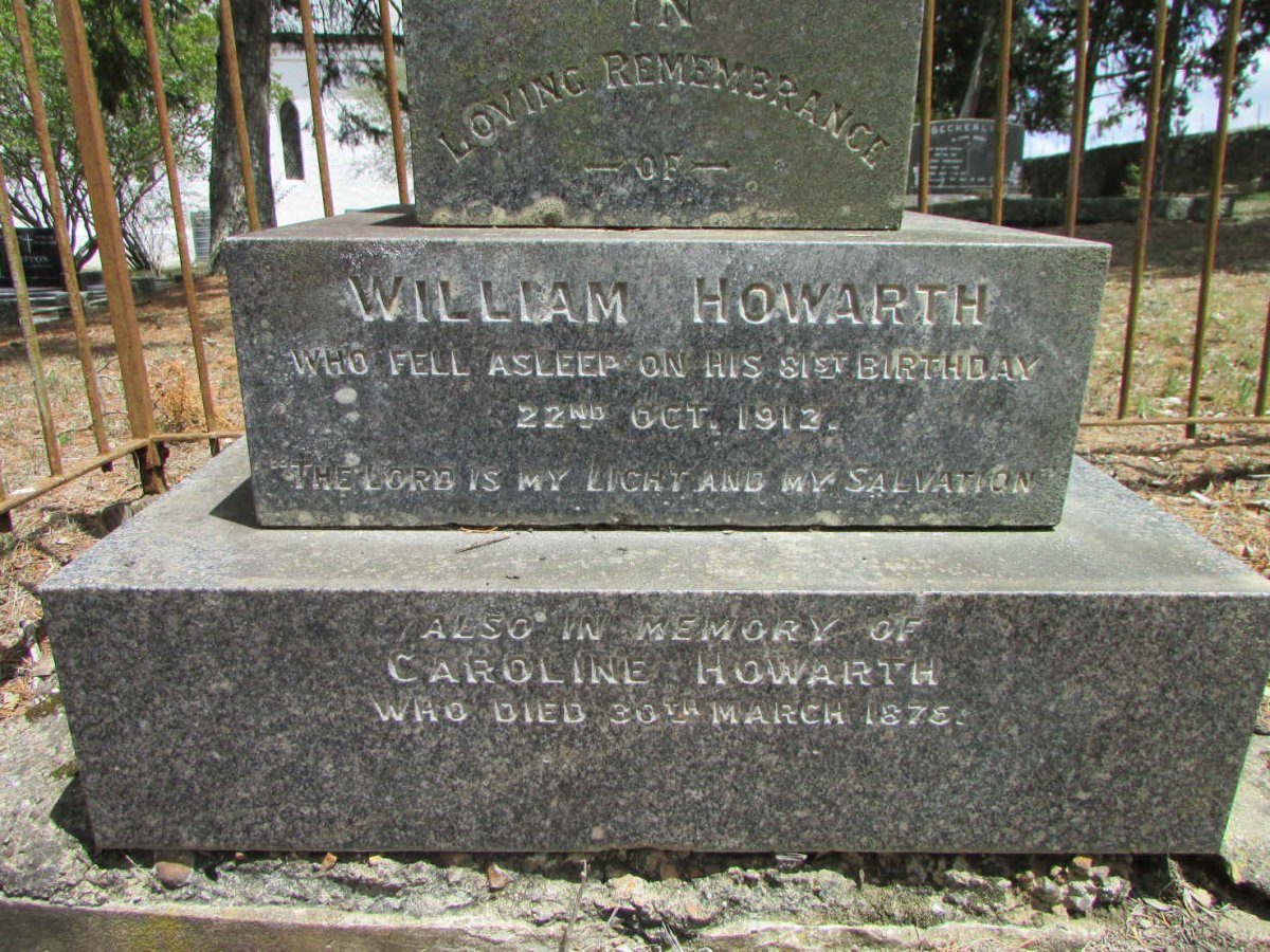HOWARTH William -1912 :: HOWARTH Caroline -1875