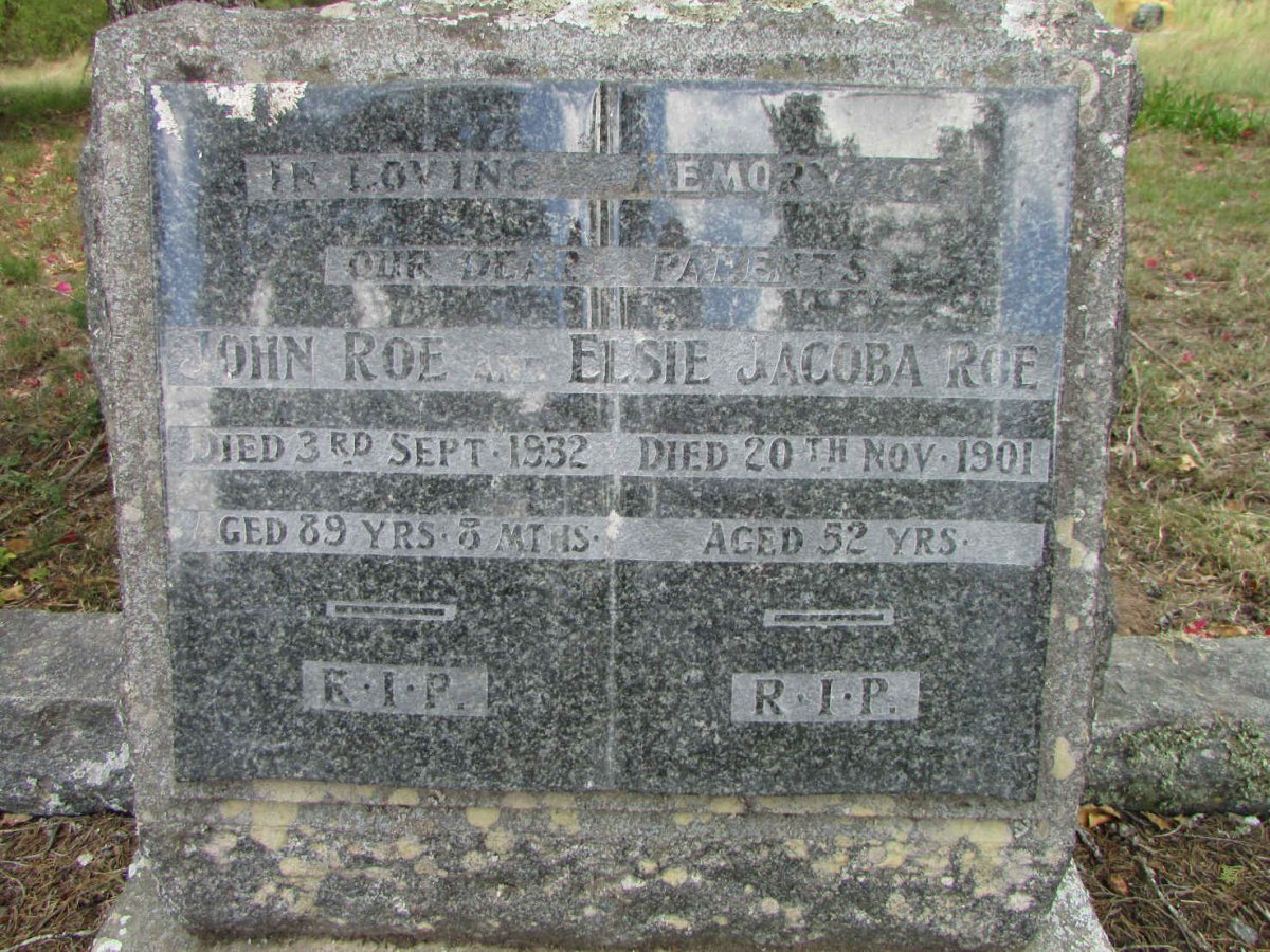 ROE John -1932 &amp; Elsie Jacoba -1901