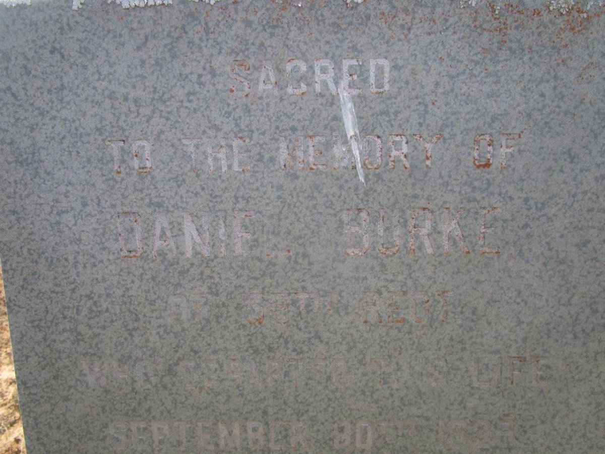 BURKE Daniel -1829