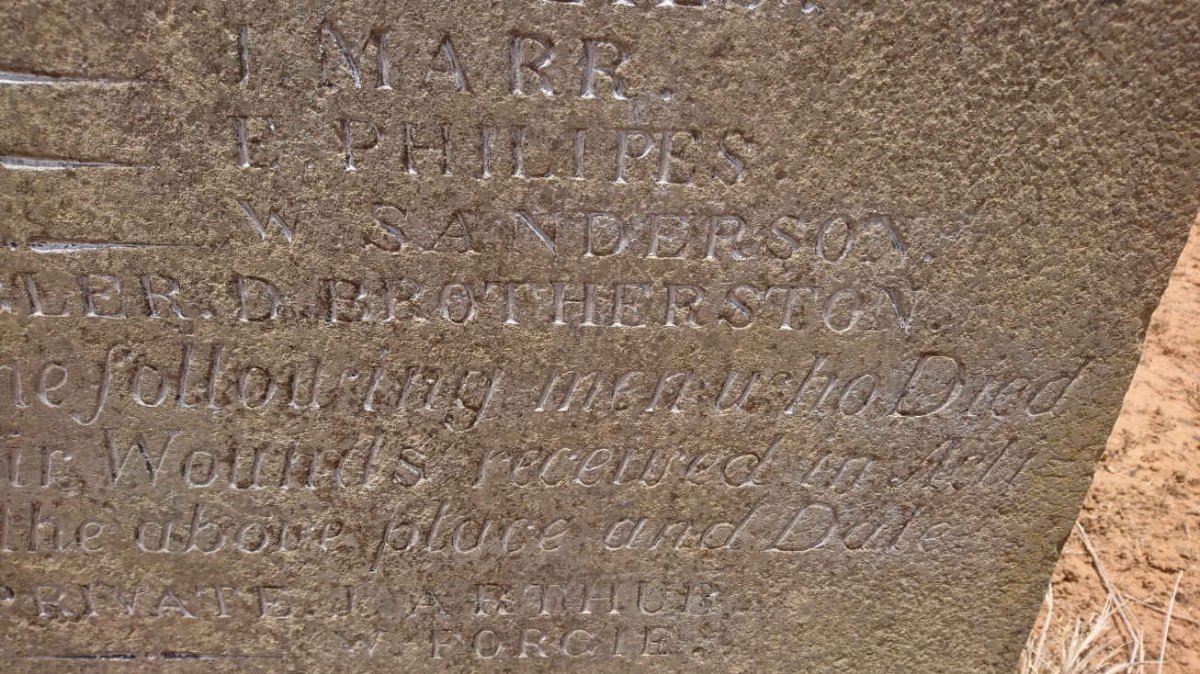 3. Memorial headstone - Royal Sappers &amp; Miners killed 1852_3