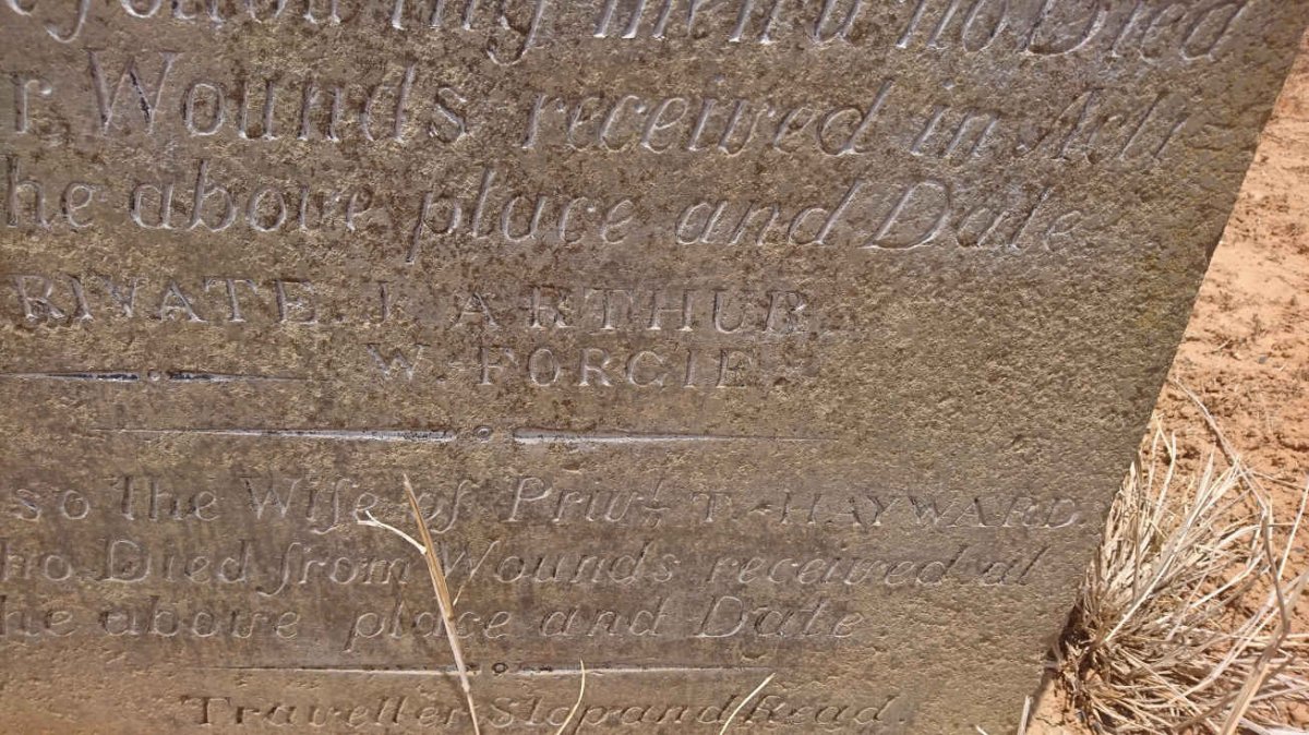4. Memorial headstone - Royal Sappers &amp; Miners killed 1852_4