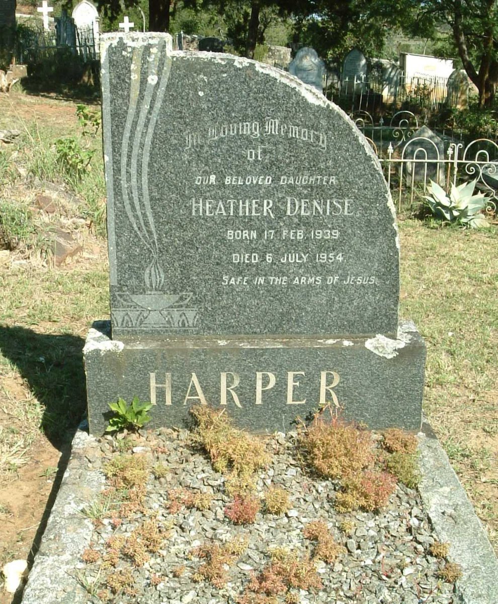 HARPER Heather Denise 1939-1954