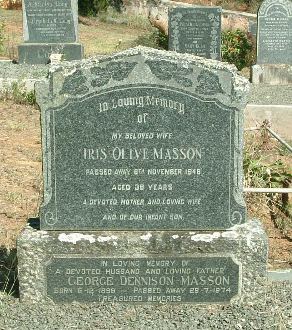 MASSON  George Dennison 1898-1974 &amp; Iris Olive -1948