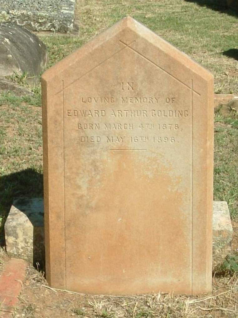 GOLDING Edward Arthur 1878-1898