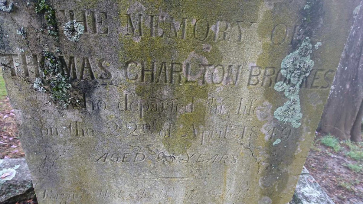 BROOKES Thomas Charlton -1849