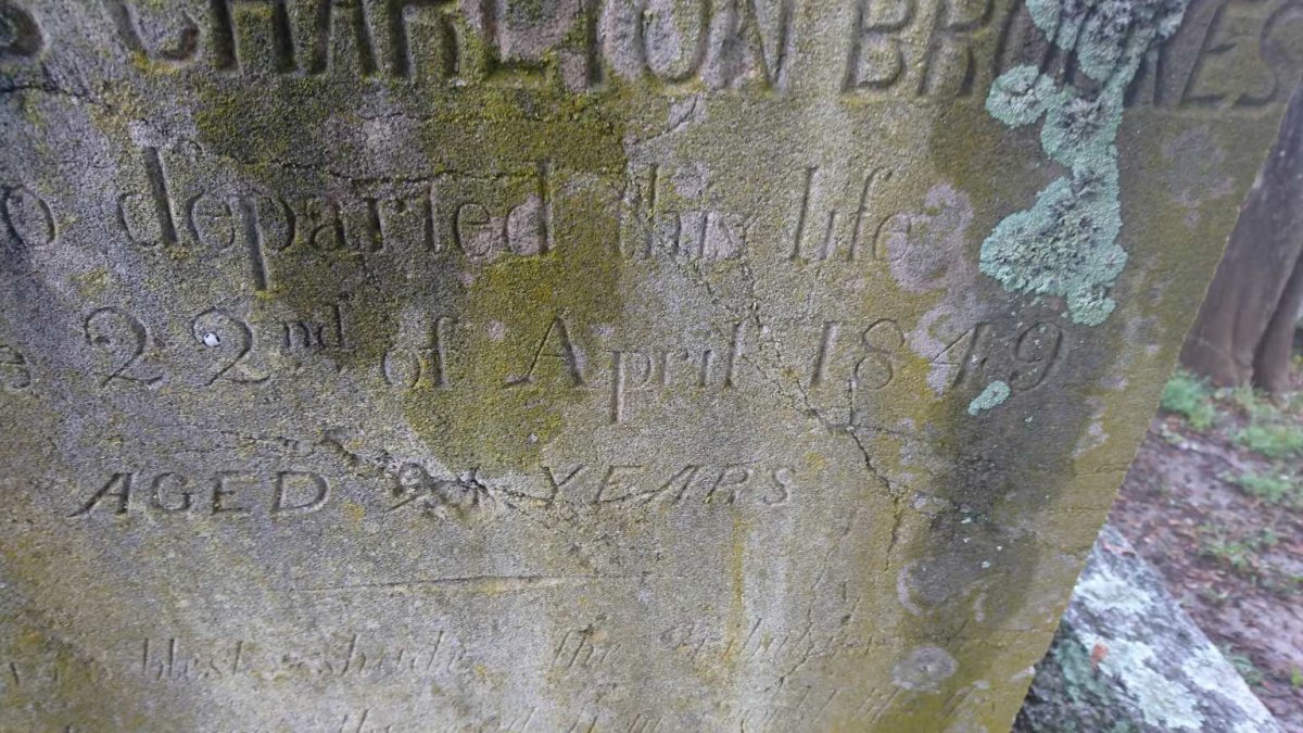 BROOKES Thomas Charlton -1849
