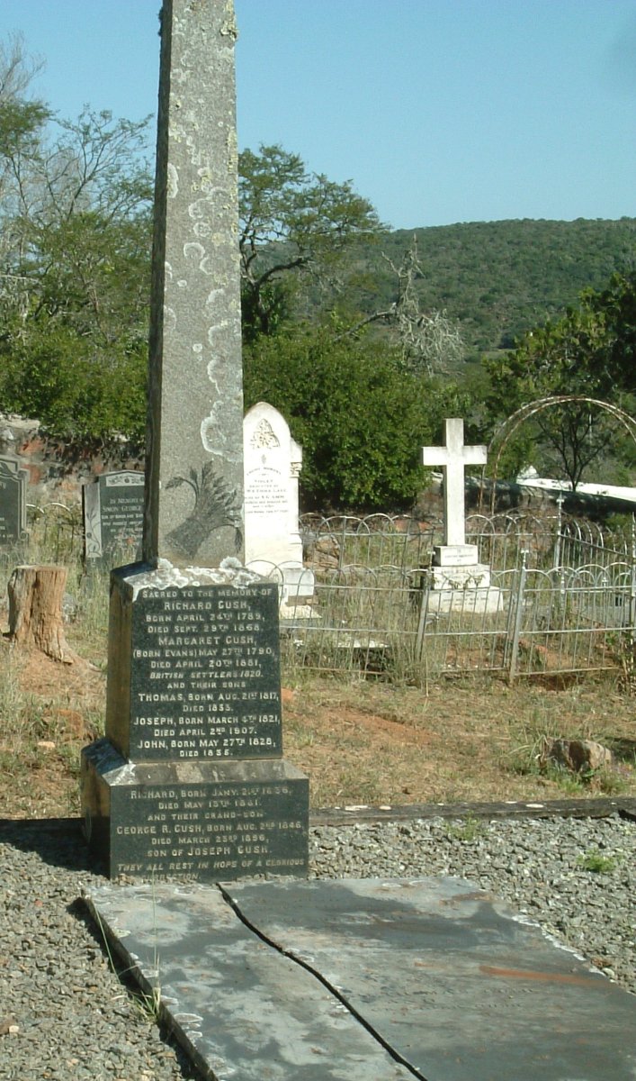 GUSH Richard 1789-1858 &amp; Margaret EVANS 1790-1881