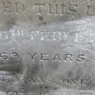 GRAVETT William -1872 &amp; Charlotte -1905