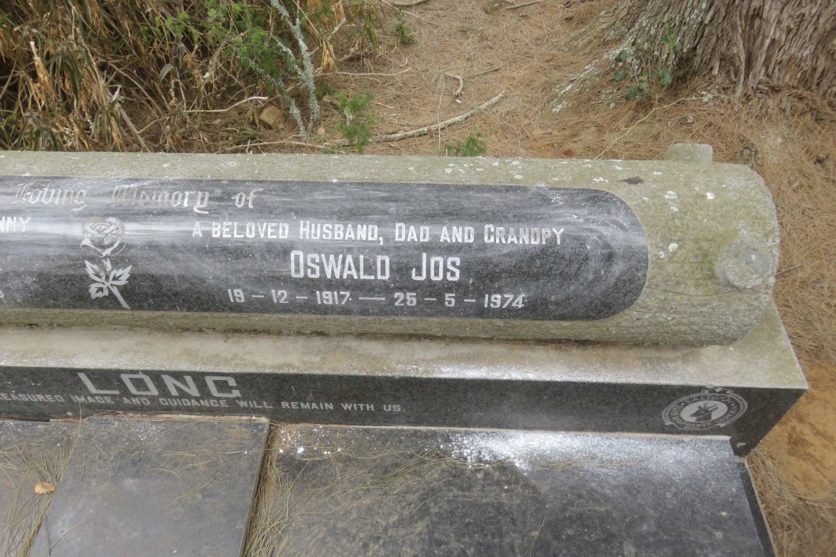LONG Oswald Jos 1917-1974 &amp; Maria Susanna 1920-2005