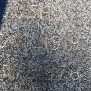 ? nee GUSH 1919-1976