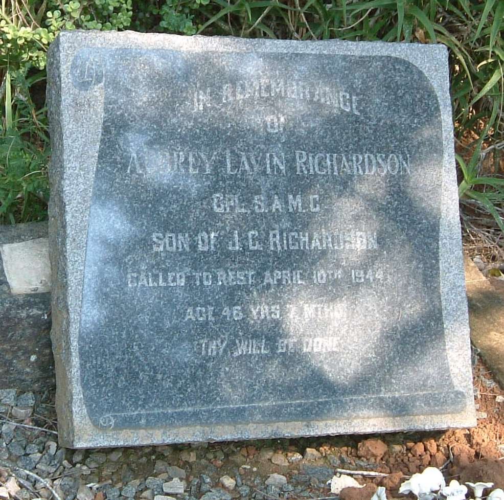 RICHARDSON Aubrey Lavin -1944