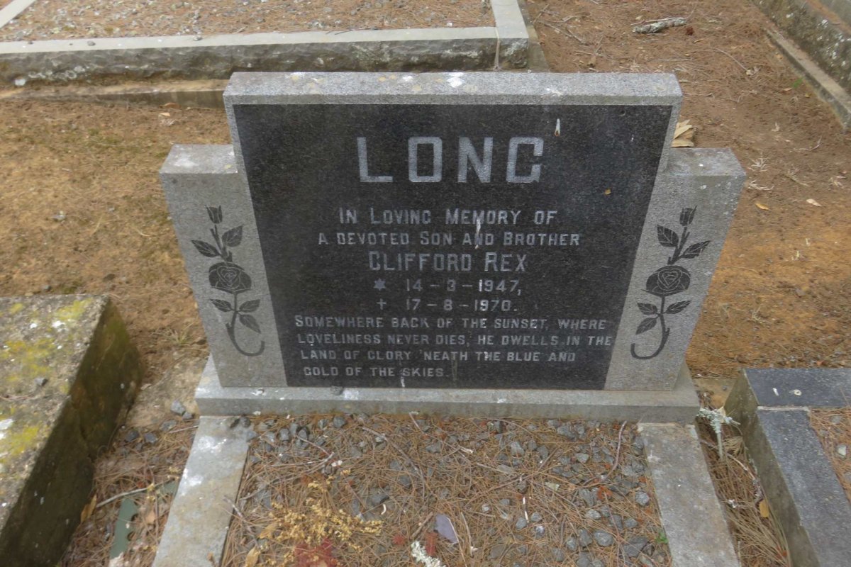 LONG Clifford Rex 1947-1970