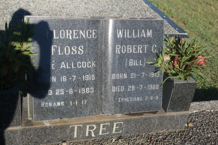TREE William Robert C. 1913-1988 &amp; Florence ALLCOCK 1915-1983
