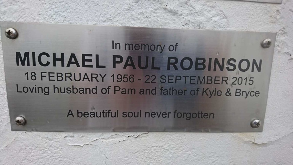 ROBINSON Michael Paul 1956-2015