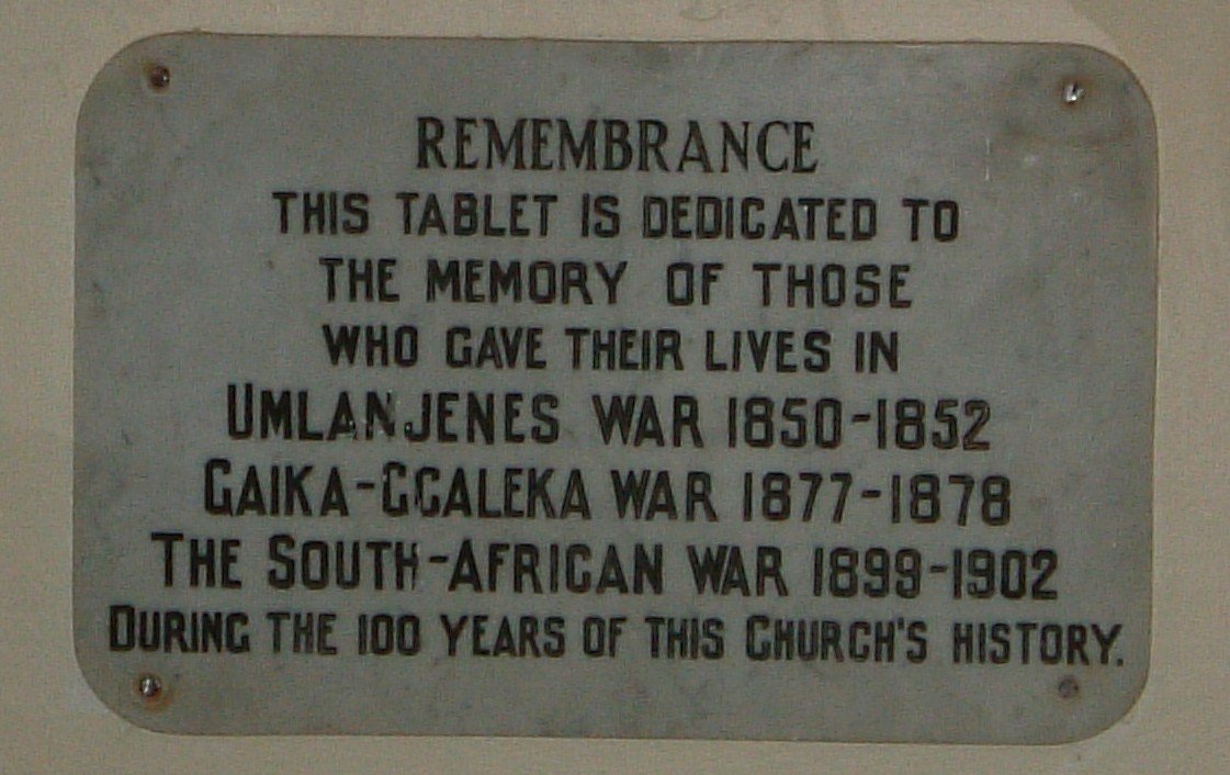 2. War memorial plaque