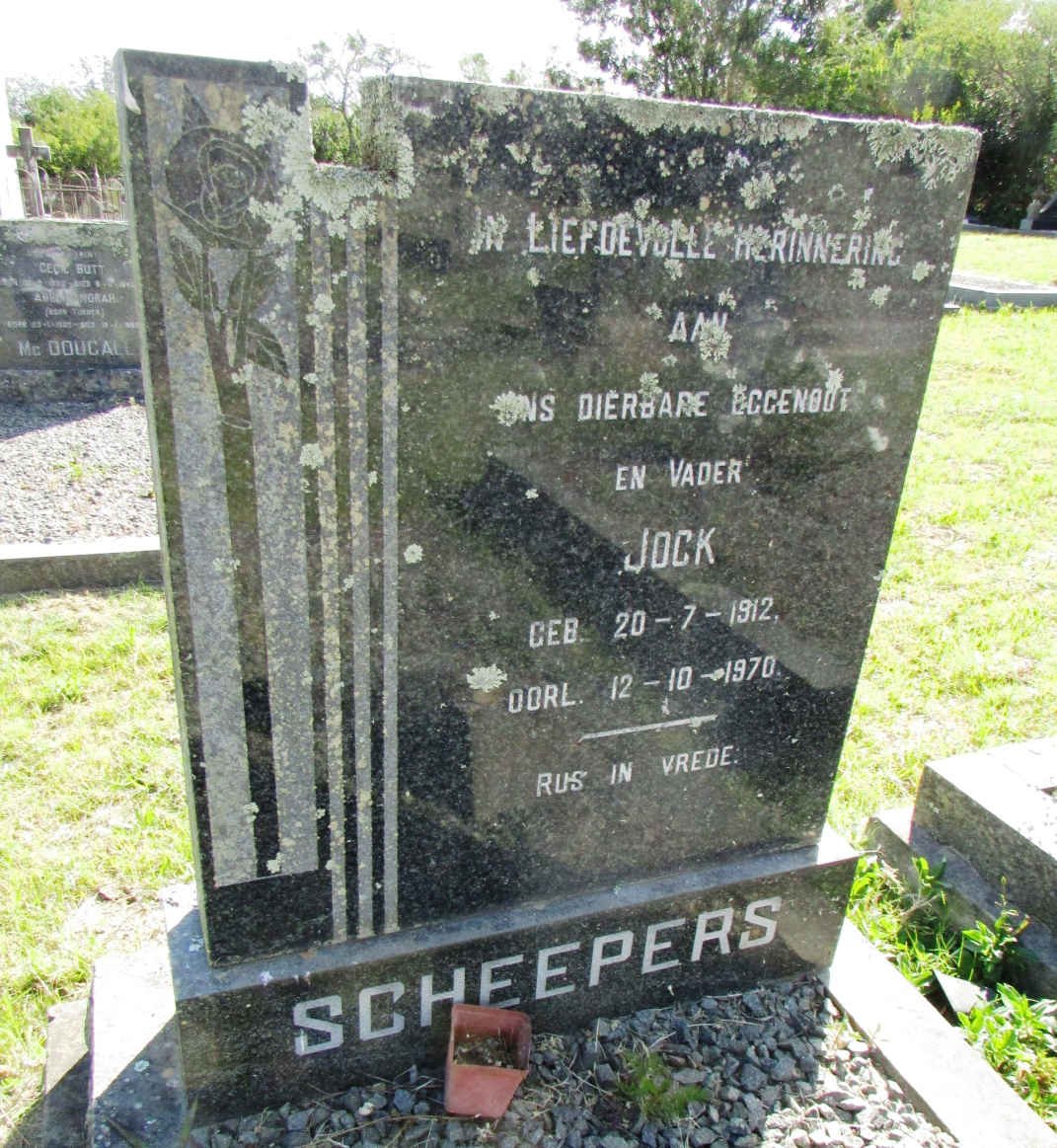 SCHEEPERS Jock 1912-1970
