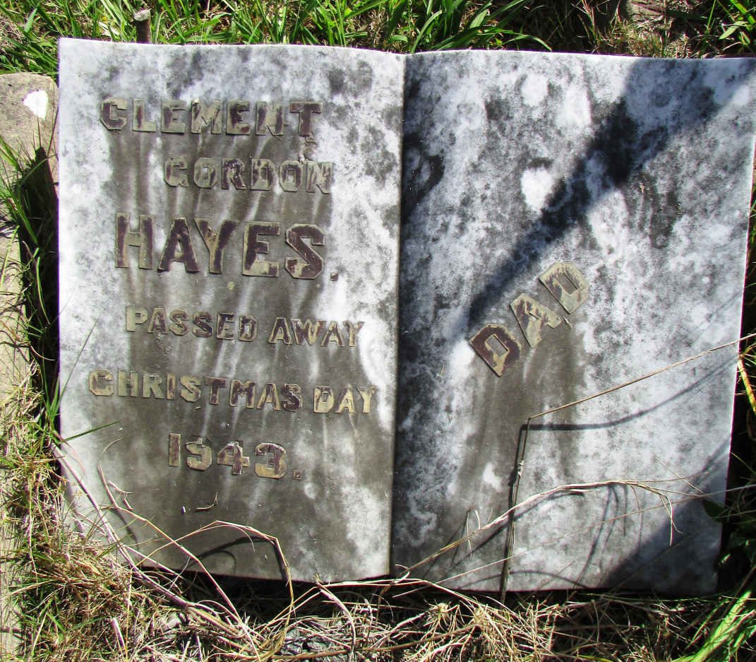 HAYES Clement Gordon -1943