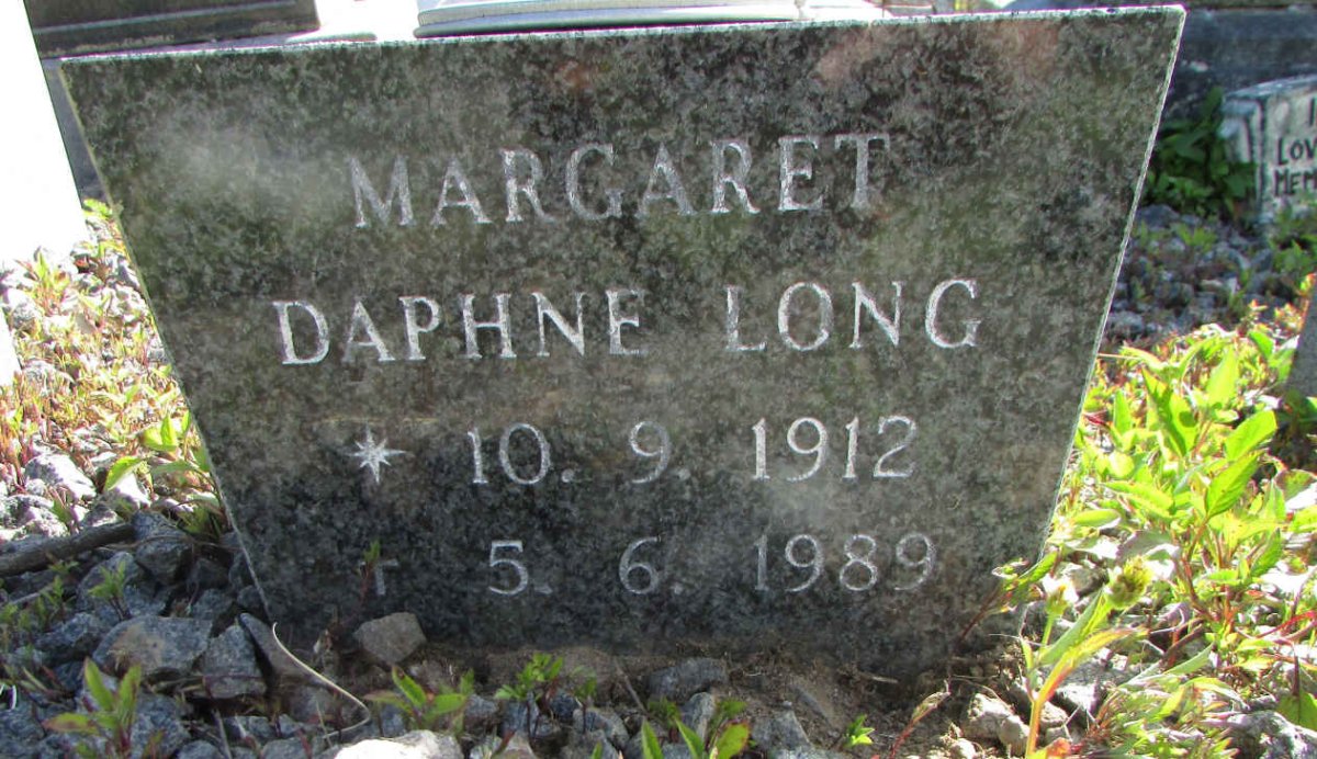 LONG Margaret Daphne 1912-1989