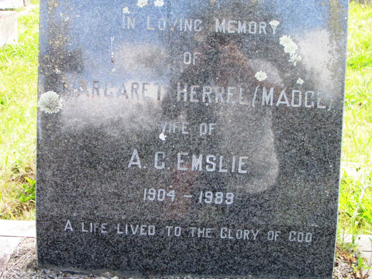 EMSLIE Margaret Herrel 1904-1989
