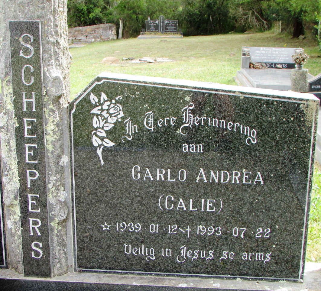 SCHEEPERS Carlo Andrea 1939-1993