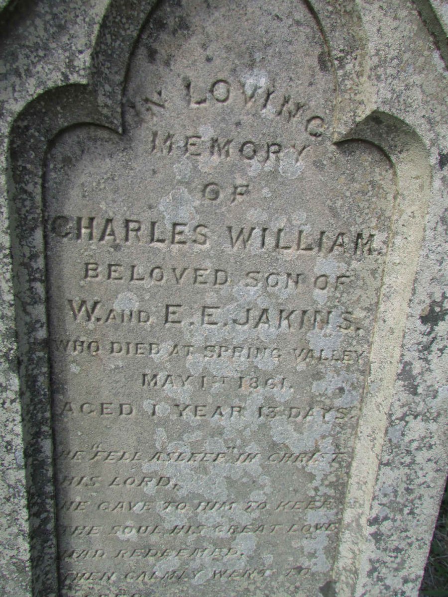 JAKINS Charles William -1861