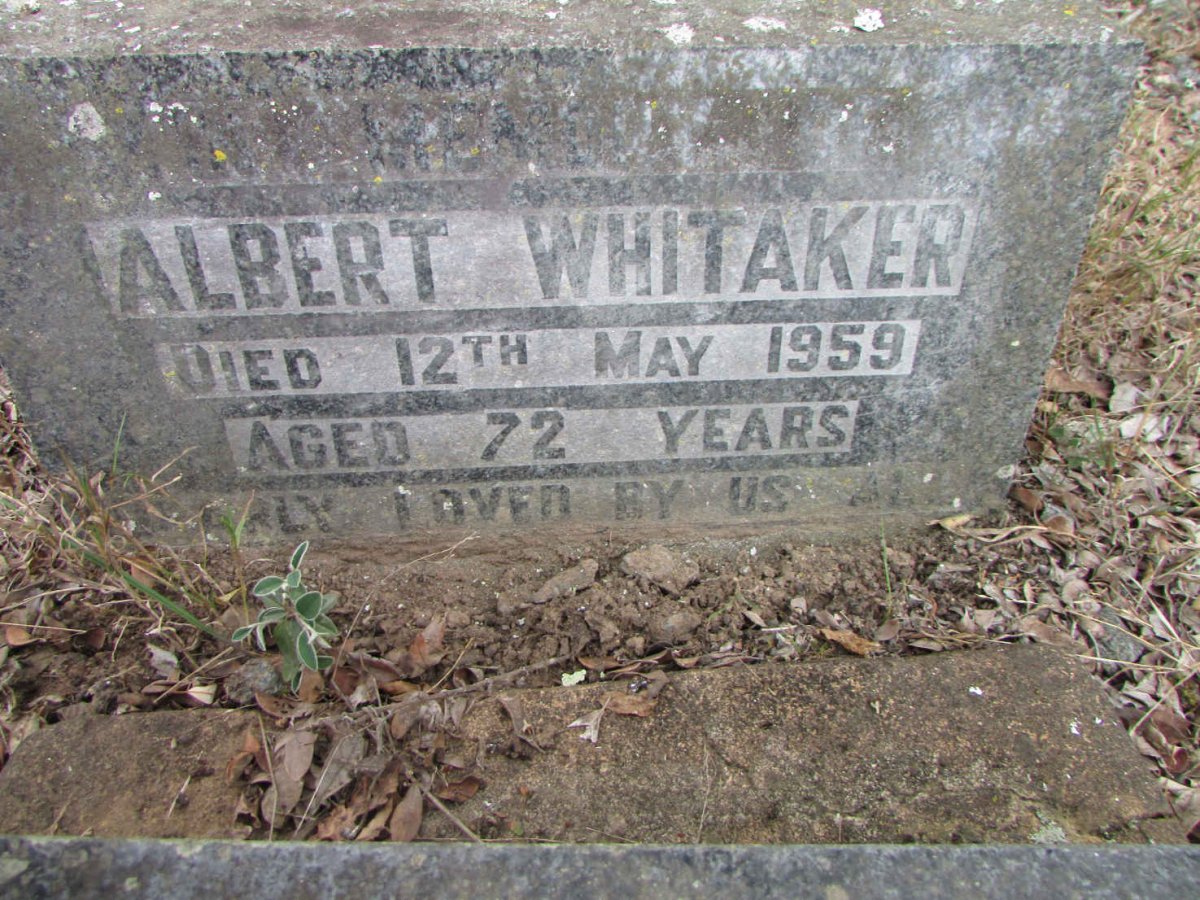 WHITAKER Albert -1959