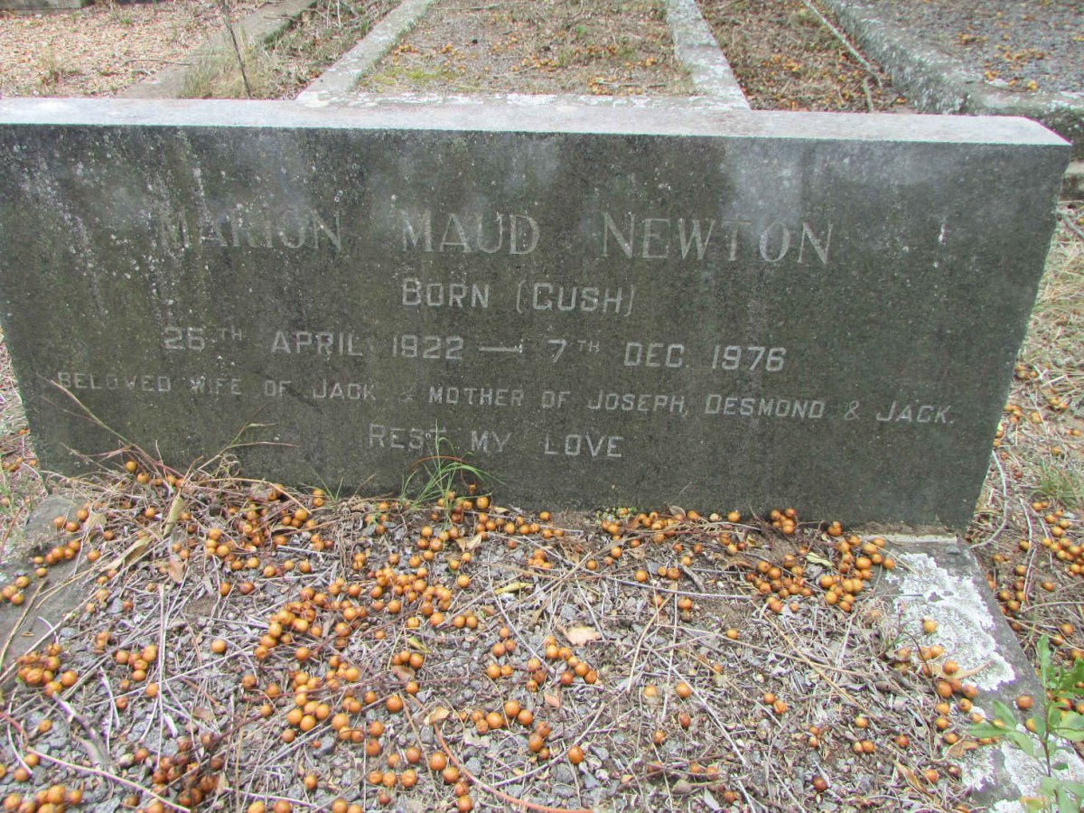 NEWTON Marion Maud nee GUSH 1922-1976