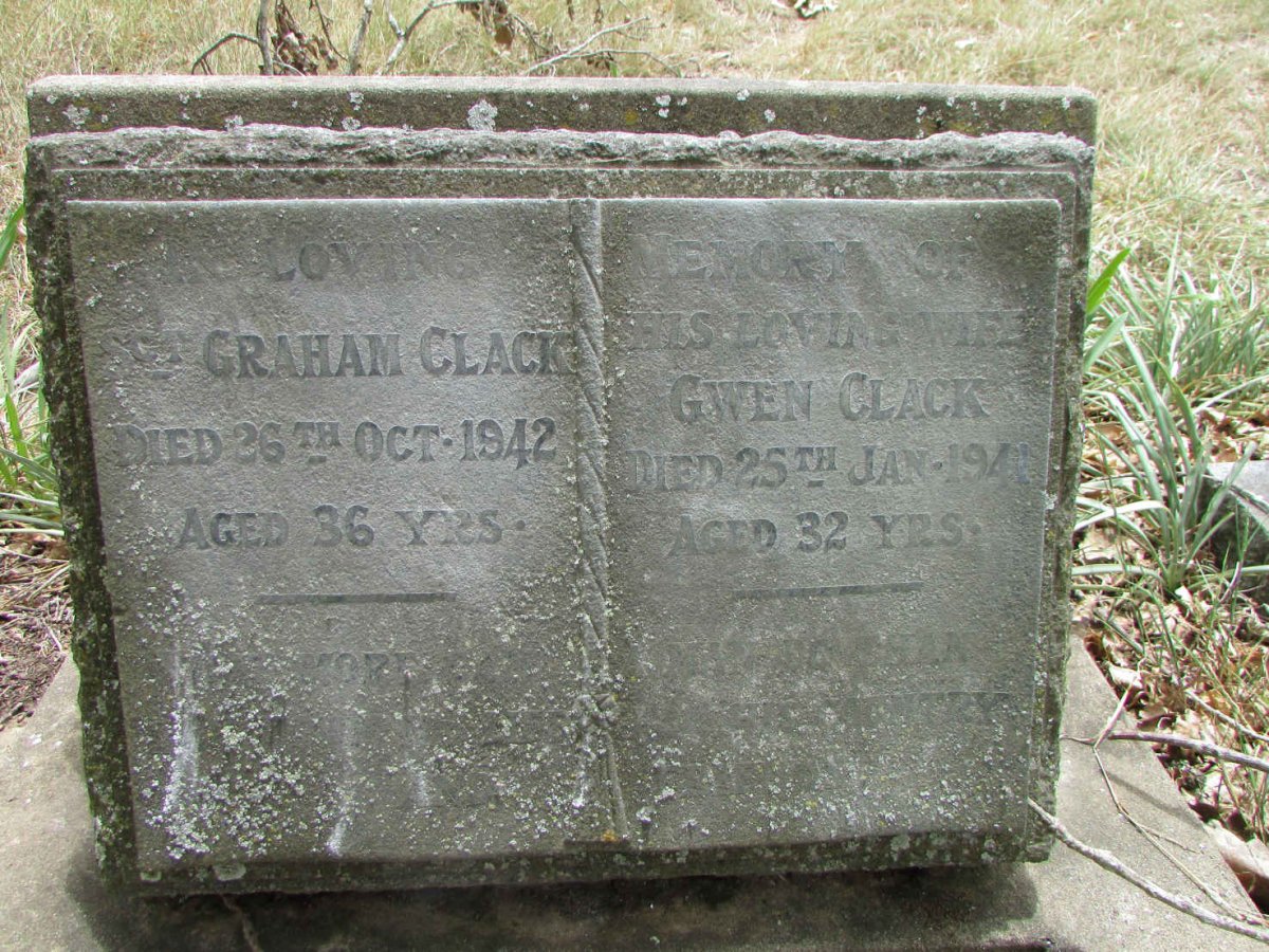 CLACK Graham -1942 &amp; Gwen -1941
