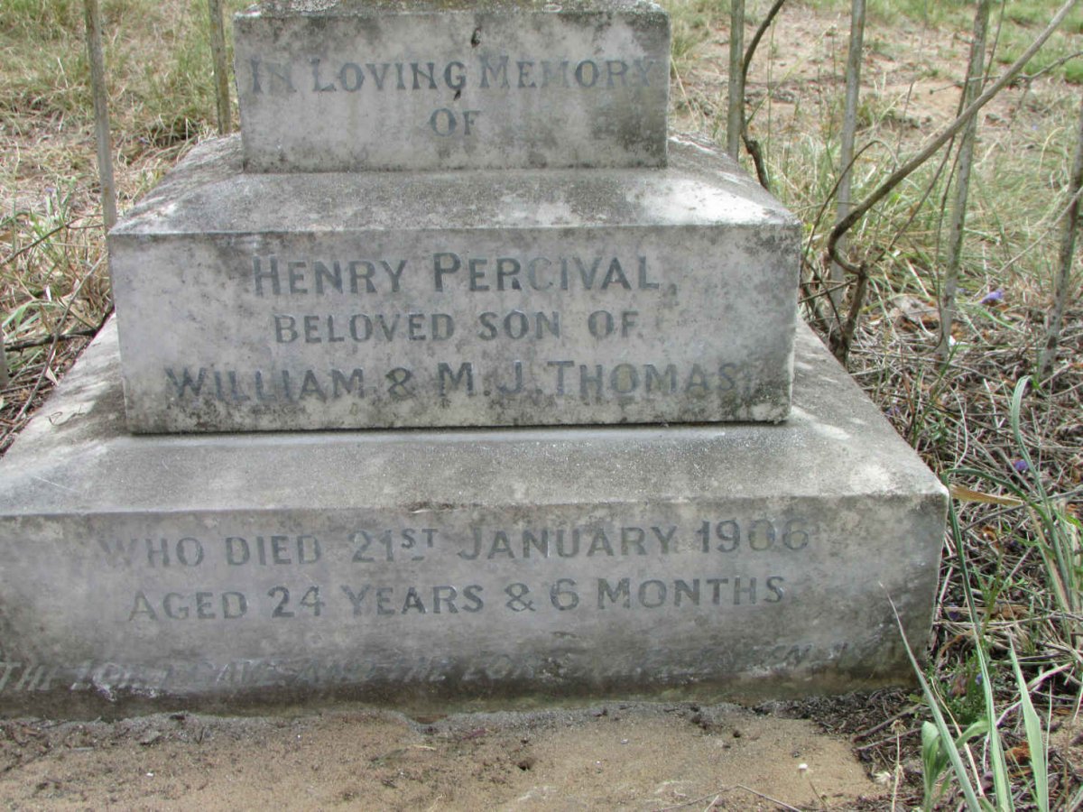 THOMAS Henry Percival -1906