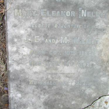 WILMOT Mary Eleanor 1886-1892