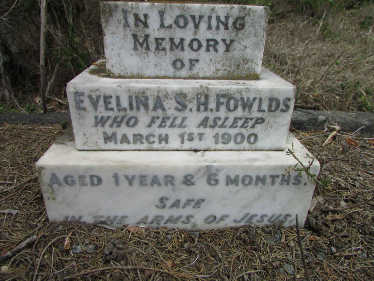FOWLDS Evelina S.H. -1900
