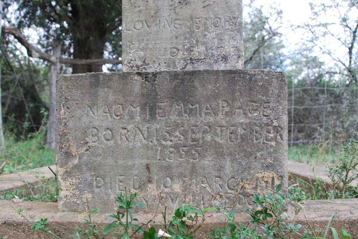 PAGE Naomi Emma 1855-1919