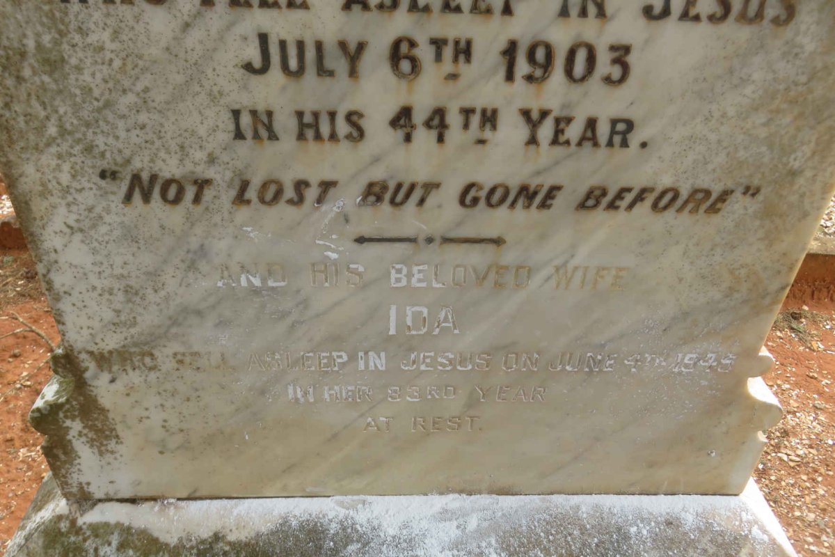 BAINES James Berkley -1903 &amp; Ida -1945
